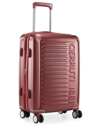 CHIC VOYAGER Range Burgundy Hard Cabin Luggage