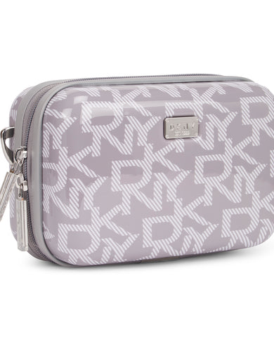 DECO SIGNATURE Range Lt.Charcoal & White Hard One Size Beauty Case