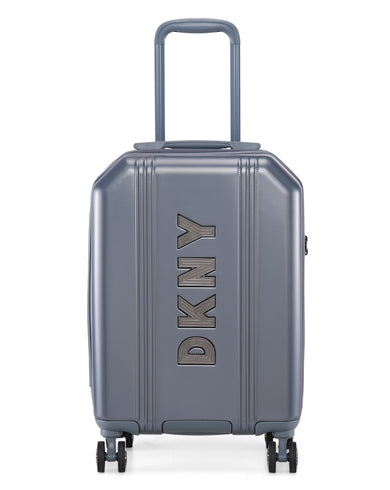 SHOW STOPPER Range Blue Suede Hard Cabin Luggage