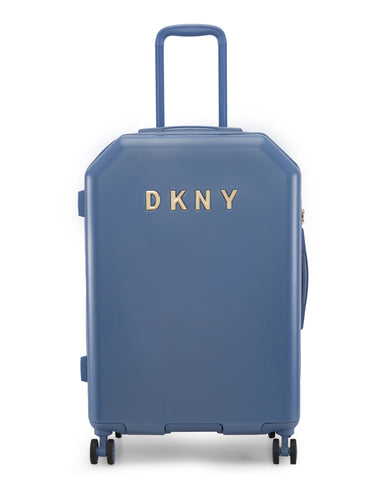 ALLURE Range Blue Suede Hard Medium Luggage
