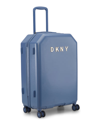 ALLURE Range Blue Suede Hard Medium Luggage