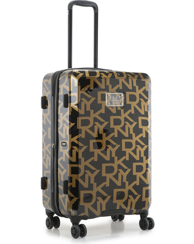 DECO SIGNATURE Range Black & Gold Hard Medium Luggage