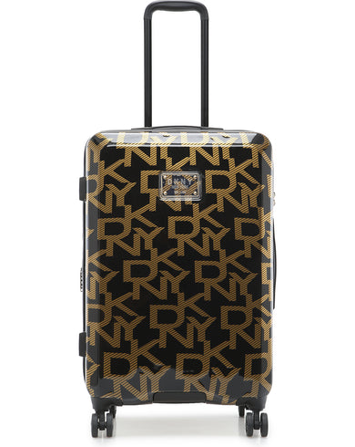 DECO SIGNATURE Range Black & Gold Hard Medium Luggage