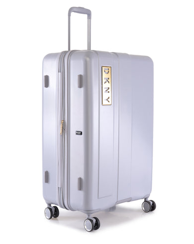 CITY BLOCK Range White Silver & Gold Hard Large Luggage