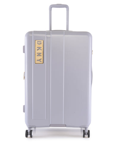 CITY BLOCK Range White Silver & Gold Hard Large Luggage