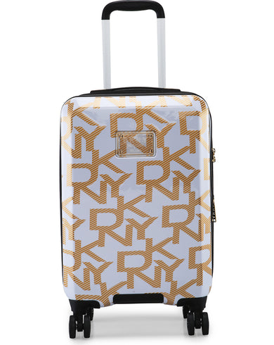 DECO SIGNATURE Range White & Gold Hard Cabin Luggage