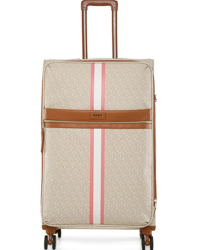 SIGNATURE STRIPE Range Cream Soft Large Luggage
