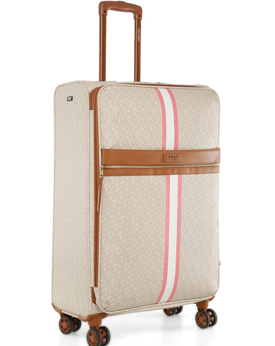 SIGNATURE STRIPE Range Cream Soft Large Luggage