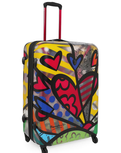 BRITTO TRANSPARENT A NEW DAY Range Multicolor Hard Large Luggage