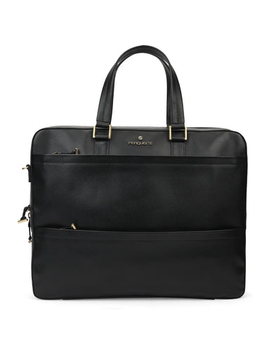 PERRY Range Black Soft One Size Briefcase
