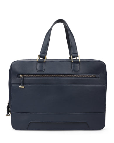 WARREN Range Navy Blue Soft One Size Briefcase