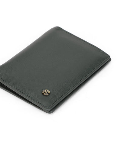 EURO BI-FOLD  Range Bottle Green Soft One Size Men's Wallet