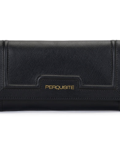 LEONORA Range Black Soft One Size Women's Wallet