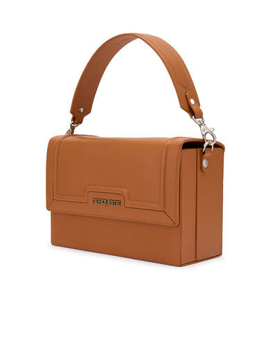 RAINA Range Hermes Tan Soft One Size Shoulder Bag