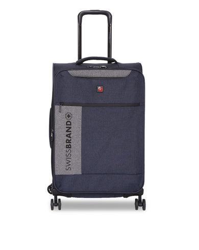 UTAH Range Navy & Grey Soft Medium Luggage