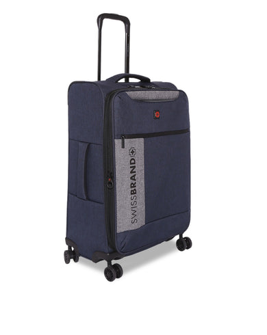UTAH Range Navy & Grey Soft Medium Luggage