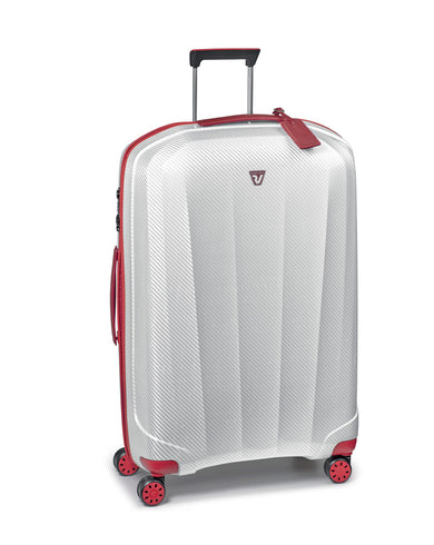 WE ARE GLAM Range Rosso & Bianco Hard Large Luggage