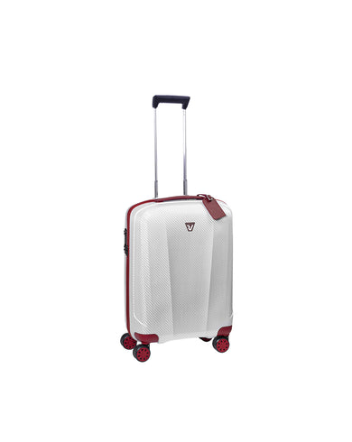 WE ARE GLAM Range Rosso & Bianco Hard Cabin Luggage