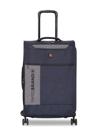 UTAH Range Navy & Grey Soft Medium Luggage