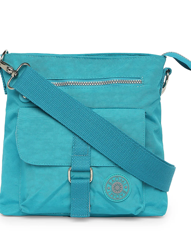 CRINKLE SHOULDER BAG Range Blue Soft One Size Shoulder Bag