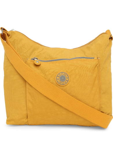 CRINKLE SHOULDER BAG Range Yellow Soft One Size Shoulder Bag
